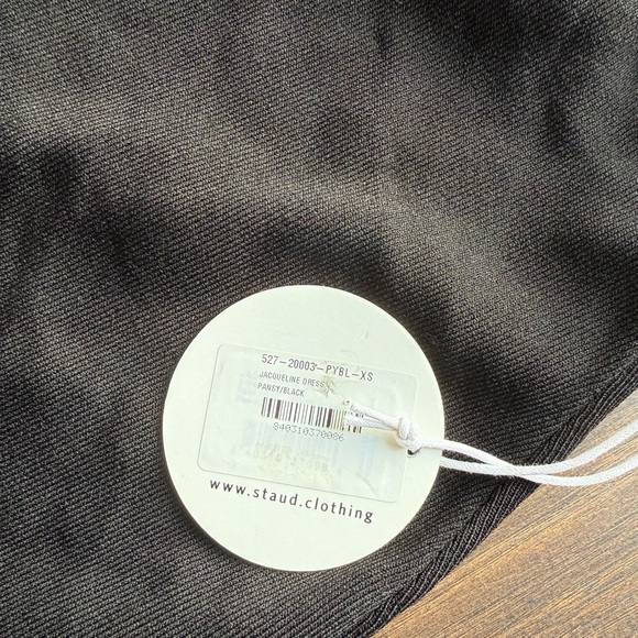 Staud Jacqueline Flower Mesh Column Dress - Picture 10 of 11